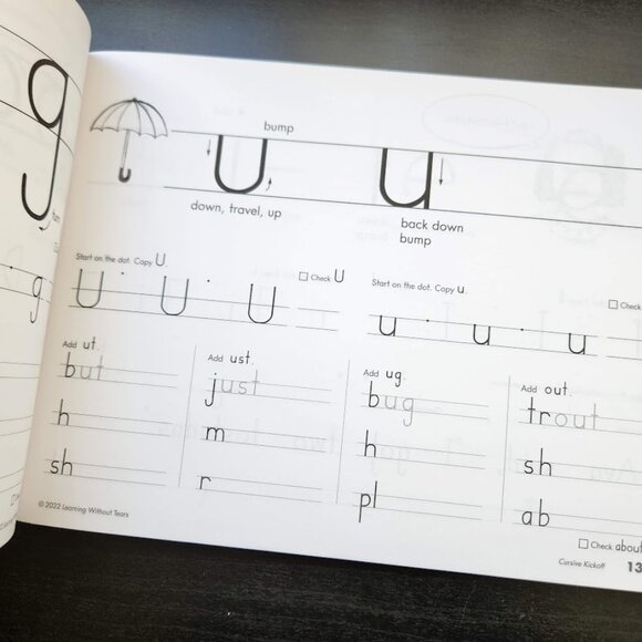 NEW Handwriting Without Tears Cursive Kickoff Student Workbook Writing English - Picture 13 of 16